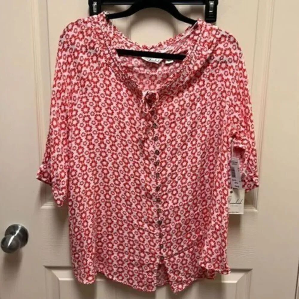 Cafe Marrakesh 3/4 Sleeve Top